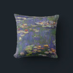 Monet Water Lilies Masterpiece Malerei Kissen<br><div class="desc">Monet Water Lilies - Dieses klassische Monet Gemälde wurde 1916 von Claude Monet gemalt. Es ist Teil seiner berühmten Wasserliliensammlung,  wo er in seinem Garten in Giverney,  Frankreich malt. Ein Meisterwerk.</div>