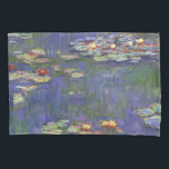 Monet Water Lilies Masterpiece Malerei Kissenbezug<br><div class="desc">Monet Water Lilies - Dieses klassische Monet Gemälde wurde 1916 von Claude Monet gemalt. Es ist Teil seiner berühmten Wasserliliensammlung, wo er in seinem Garten in Giverney, Frankreich malt. Ein Meisterwerk.</div>