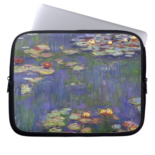 Monet Water Lilies Masterpiece Malerei Laptopschutzhülle (Vorderseite)