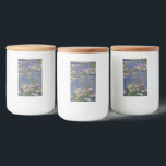 Monet Water Lilies Masterpiece Malerei Lebensmitteletikett<br><div class="desc">Monet Water Lilies - Dieses klassische Monet Gemälde wurde 1916 von Claude Monet gemalt. Es ist Teil seiner berühmten Wasserliliensammlung, wo er in seinem Garten in Giverney, Frankreich malt. Ein Meisterwerk.</div>