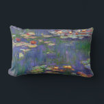 Monet Water Lilies Masterpiece Malerei Lendenkissen<br><div class="desc">Monet Water Lilies - Dieses klassische Monet Gemälde wurde 1916 von Claude Monet gemalt. Es ist Teil seiner berühmten Wasserliliensammlung,  wo er in seinem Garten in Giverney,  Frankreich malt. Ein Meisterwerk.</div>