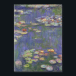 Monet Water Lilies Masterpiece Malerei Magnetkarte<br><div class="desc">Monet Water Lilies - Dieses klassische Monet Gemälde wurde 1916 von Claude Monet gemalt. Es ist Teil seiner berühmten Wasserliliensammlung, wo er in seinem Garten in Giverney, Frankreich malt. Ein Meisterwerk.</div>