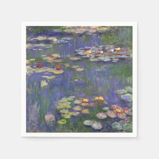 Monet Water Lilies Masterpiece Malerei Serviette