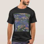 Monet Water Lilies Masterpiece Malerei T-Shirt<br><div class="desc">Monet Water Lilies - Dieses klassische Monet Gemälde wurde 1916 von Claude Monet gemalt. Es ist Teil seiner berühmten Wasserliliensammlung,  wo er in seinem Garten in Giverney,  Frankreich malt. Ein Meisterwerk.</div>