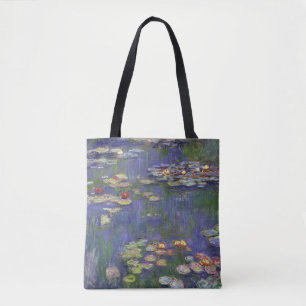 Monet Water Lilies Masterpiece Malerei Tasche