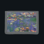 Monet Water Lilies Masterpiece Malerei Trifold Geldbörse<br><div class="desc">Monet Water Lilies - Dieses klassische Monet Gemälde wurde 1916 von Claude Monet gemalt. Es ist Teil seiner berühmten Wasserliliensammlung,  wo er in seinem Garten in Giverney,  Frankreich malt. Ein Meisterwerk.</div>