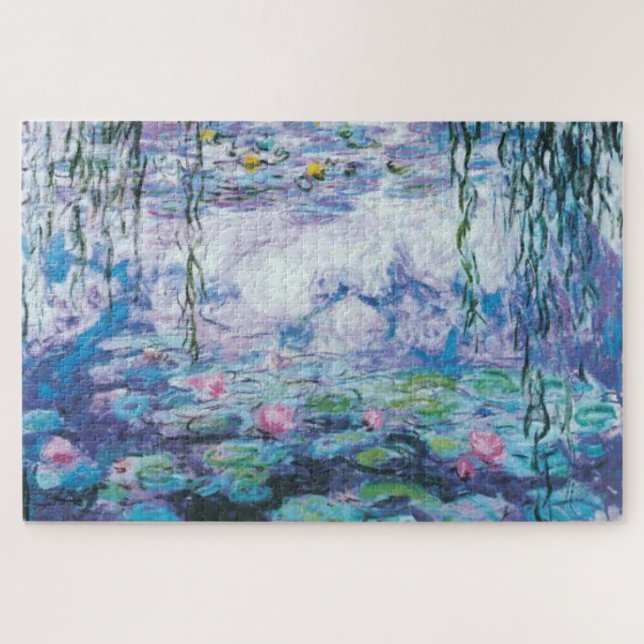 Monet Water Lilies Oil painting (Horizontal)
