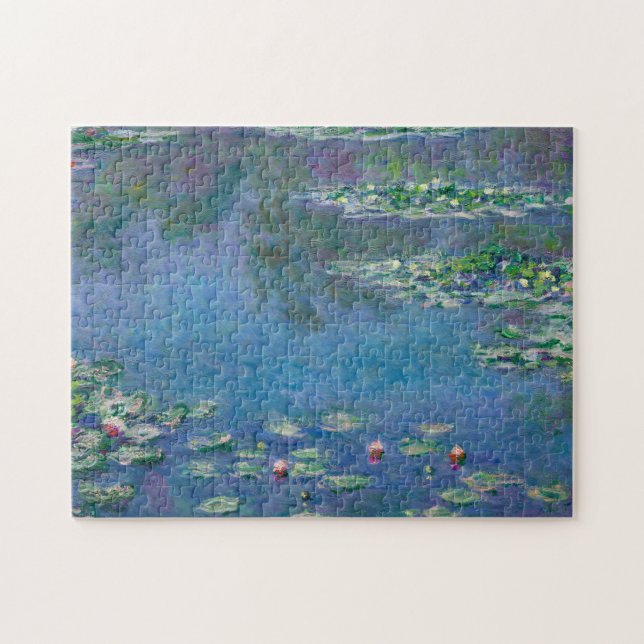Monet Water Lilies Painting (Horizontal)