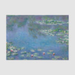 Monet Water Lilies Painting Seidenpapier<br><div class="desc">Oscar-Claude Monet (14. November 1840 - 5. Dezember 1926) war ein französischer Maler und Gründer des französischen Impressionismus-Stils der Malerei.  Der Begriff "Impressionismus" leitet sich aus dem Titel eines seiner Gemälde ab.   Dieses Gemälde ist Water Lilies.</div>