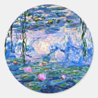 Monet - Water Lilies (pink) 1919 berühmtes Kunstwe