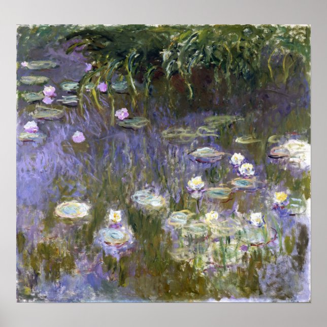 Monet - Water Lilies Poster (Vorne)