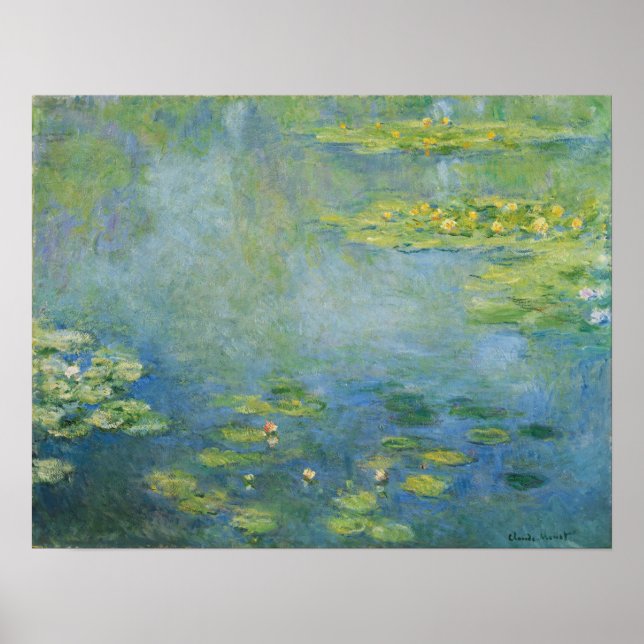 Monet - Water Lilies Poster (Vorne)
