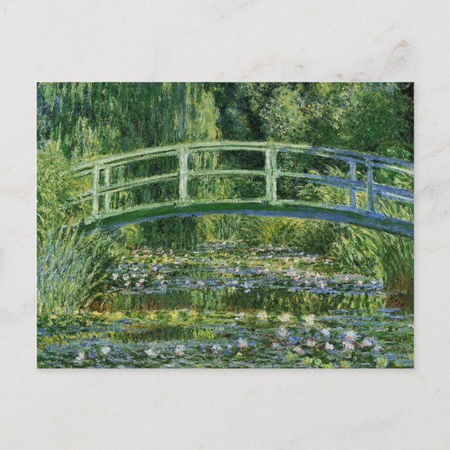 Monet Water Lilies Postkarte (Vorderseite)