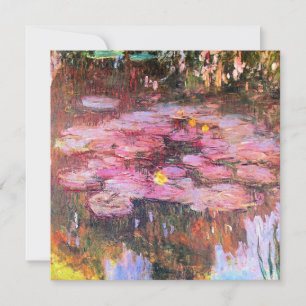 Monet - Water Lilies, Rosa,