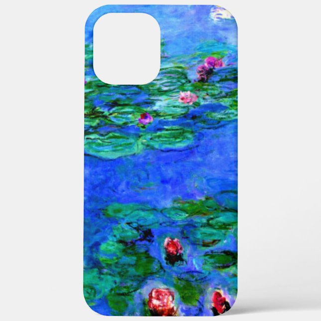 Monet - Water Lilies (rot) Case-Mate iPhone Hülle (Rückseite)
