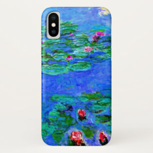 Monet - Water Lilies (rot) iPhone X Hülle