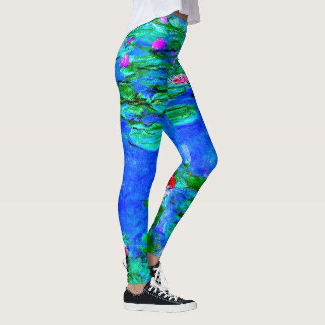 Monet - Water-Lilies (rot) Leggings (Rechts)