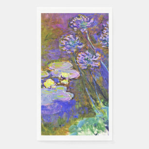 Monet - Water Lilies und Agapanthus Serviette