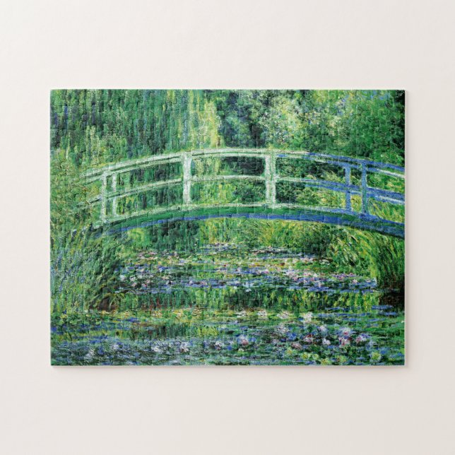 Monet Water Lilies und die japanische Brücke (Horizontal)