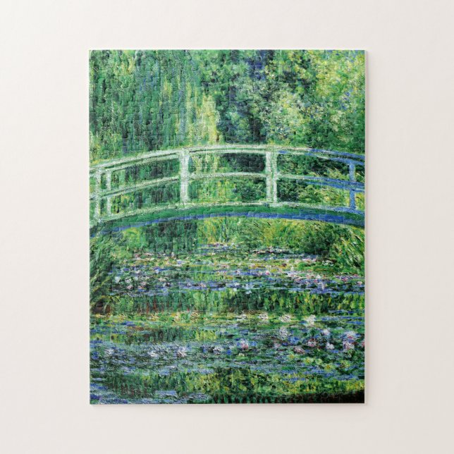 Monet Water Lilies und die japanische Brücke (Vertikal)