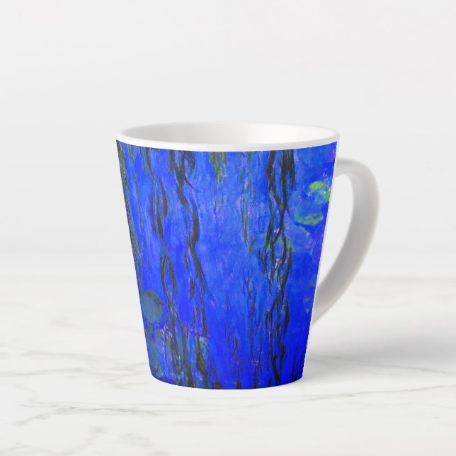 Monet Water Lilies und Weeping Willow Branches Milchtasse (Rechte Ecke)