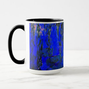 Monet Water Lilies und Weeping Willow Branches Tasse
