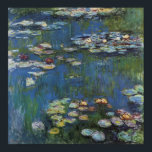 Monet Water Lilies Vintag Art Poster<br><div class="desc">Claude Monet Water Lilies Vintages Reproduktionskunstposter drucken.</div>