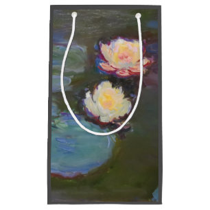Monet Water Lily Lilies Pond Wasserlilien Malerei Kleine Geschenktüte