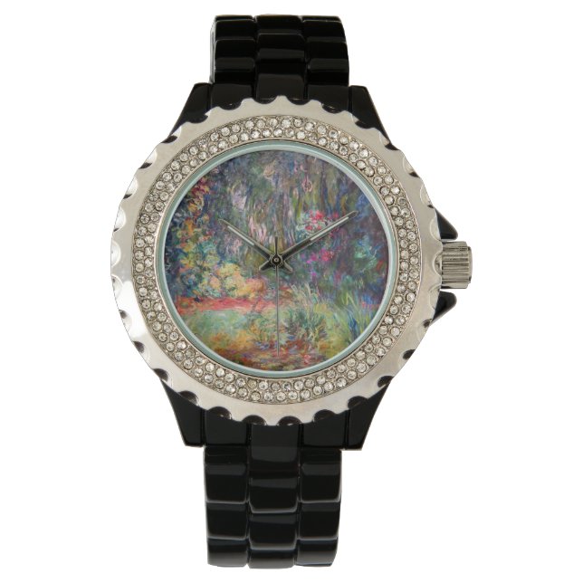 Monet Water Lily Pond Armbanduhr (Vorderseite)