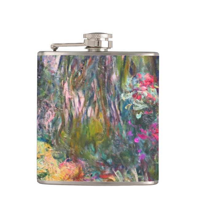 Monet Water Lily Pond Flachmann (Vorderseite)