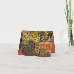 Monet Water Lily Pond und Water Irises Einladung