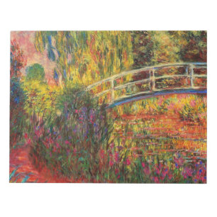 Monet Water Lily Pond und Water Irises Notizblock