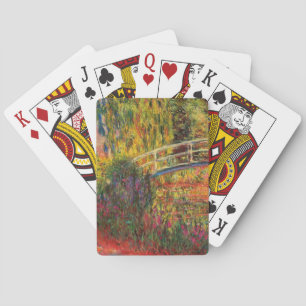 Monet Water Lily Pond und Water Irises Spielkarten