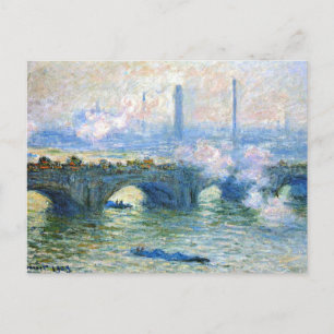 Monet - Waterloo Bridge, London, Postkarte