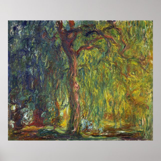 Monet, Weeping Willow Poster (Vorne)
