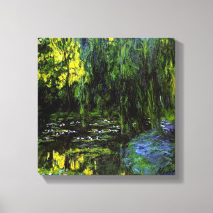MONET WEINENDE WEIDEN dehnten Leinwand-Druck aus Leinwanddruck