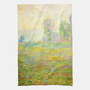 Monet Wiesen an Giverny Geschirrtuch