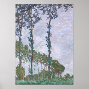 Monet - Wind-Effekt-Serie der Pappeln Poster