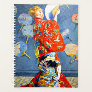 Monet Woman in japanischem Kostüm Planer