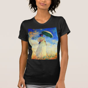 Monet Woman mit einem Sonnenschirm rechts T-Shirt