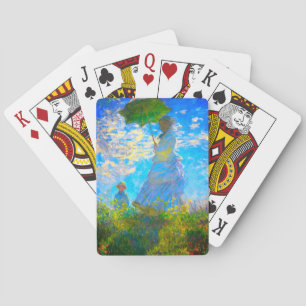 Monet Woman mit Parasol Spielkarten