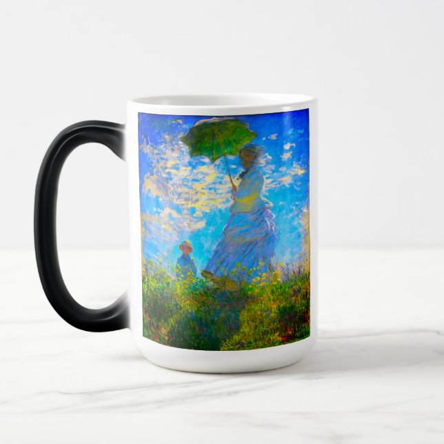 Monet Woman mit Parasol Verwandlungstasse (Links)