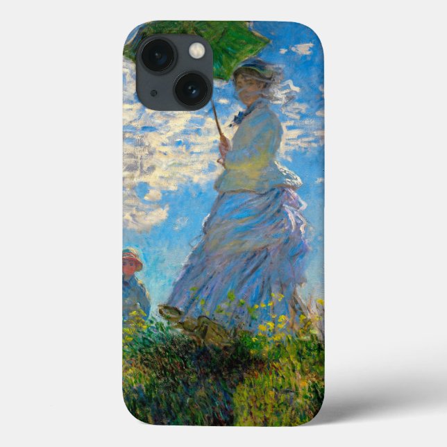 Monet Woman Parasol Impressionismus Case-Mate iPhone Hülle (Rückseite)