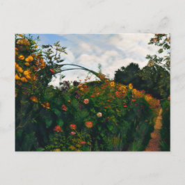 Monetgarten in Frankreich Postkarte