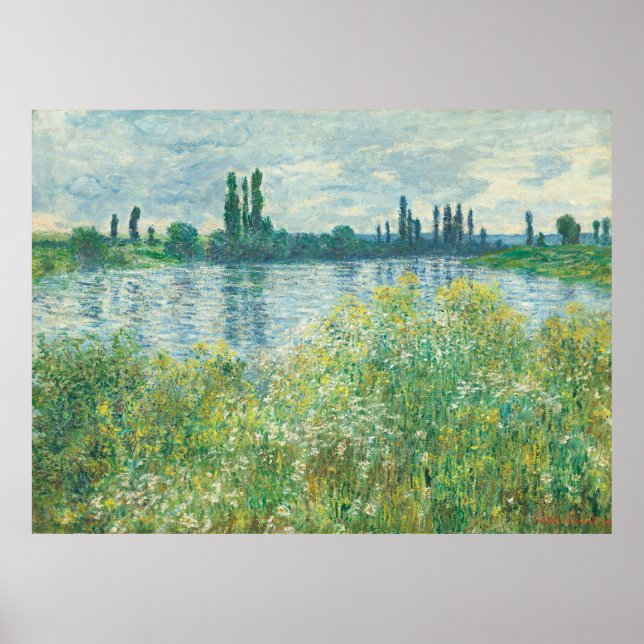 Monet's Banks of the Seine, Vétheuil Poster (Vorne)