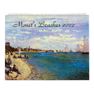 Monets Beaches 2022 Art Kalender