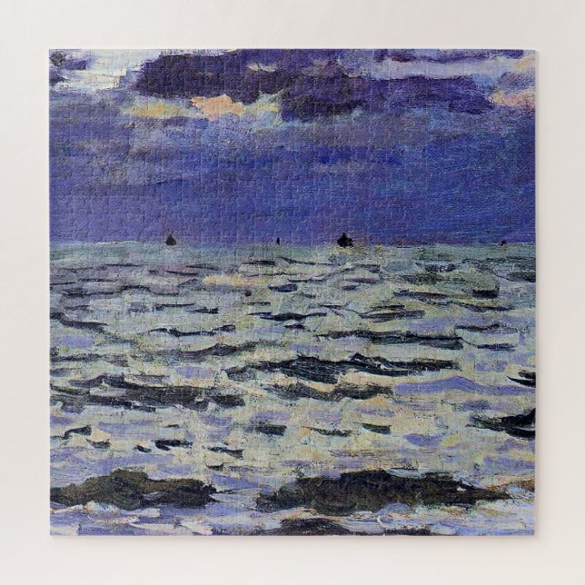 Monets berühmtes Gemälde, Seascape, (Vertikal)