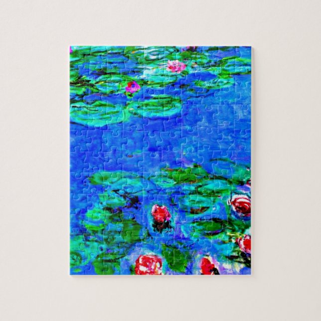 Monets berühmtes Gemälde, Water Lilies (Makroansic (Vertikal)