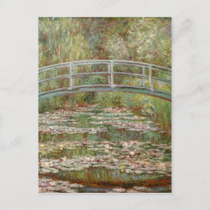 Monets "Bridge Over a Pond of Water Lilies" 1899 Postkarte