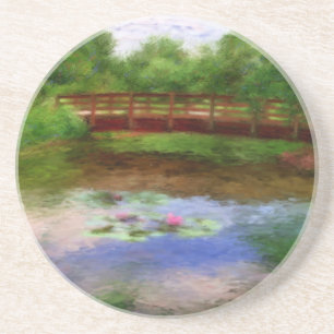 Monets Brücken-Untersetzer Getränkeuntersetzer